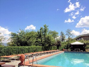 Outdoor pool - Holiday Home in Camporgiano With Bbq, Swimming Pool, Garden (Camporgiano)