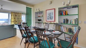 Dining - Large Holiday Home With View of the Beach and Sea, With its own Terrace (Saundersfoot)