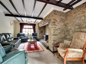Fireplace - Comfy Holiday Home in Talley With Garden (Llandeilo)