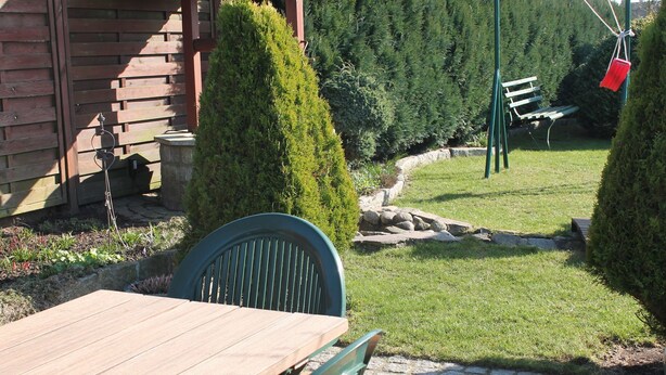 Apartment | View from property - Cosy Apartment With Terrace, Garden, Barbecue, Heating, Pond (Kroepelin)