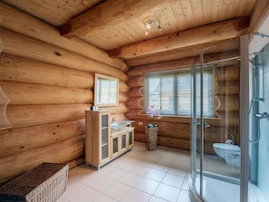 Apartment | Bathroom | Shower - Quaint Attic Apartment in Börgerende With Terrace (Boergerende-Rethwisch)