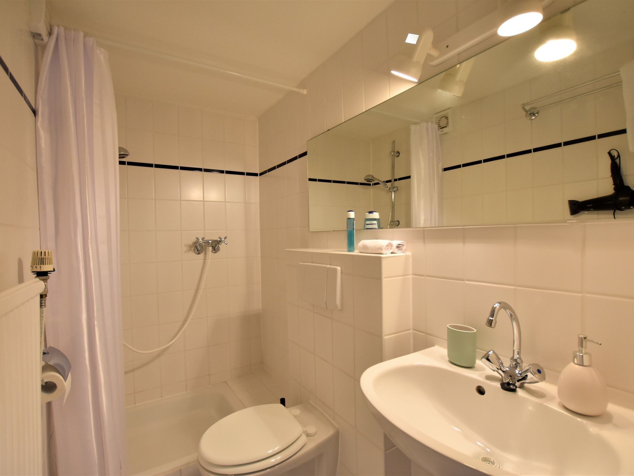 Apartment | Badezimmer | Dusche, Haartrockner