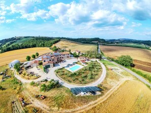 Cottage | View from property - Cottage in Asciano With Pool and Terrace (Asciano)