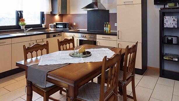 Coffee/tea maker, fridge, oven, dishwasher - Alluring Holiday Home in Steffeln With Sauna (Steffeln)