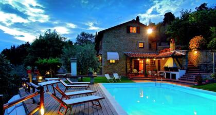 Villa in Tuscany With Pool and Valley Views