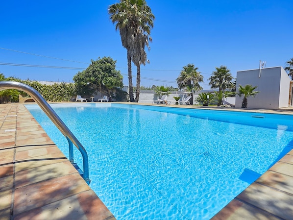 Indoor pool, outdoor pool