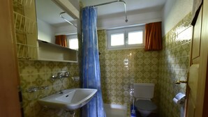 Apartment | Bathroom | Shower - Apartment in Breil Brigels With Terrace, Garden Furniture, BBQ (Brigels)