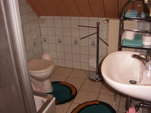 Bathroom - Cozy Apartment With Garden in Schlowe (Borkow)