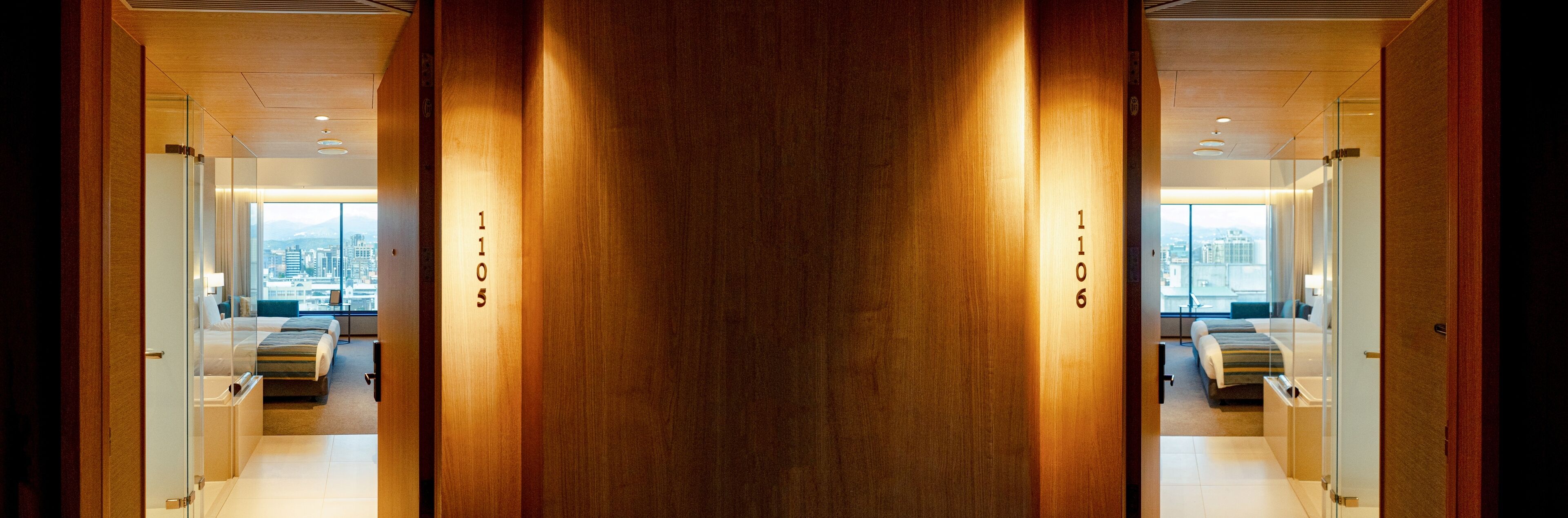 connecting room (consists of 2 deluxe twin) | premium bedding, down duvets, in-room safe, laptop workspace