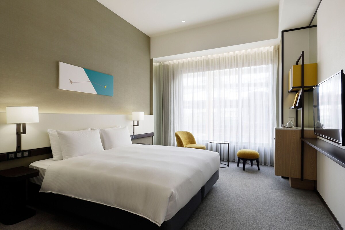 Habitación doble superior | Ropa de cama de alta calidad y edredón 