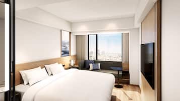 Habitación, 1 cama de matrimonio grande, no fumadores | Ropa de cama hipoalergénica, caja fuerte, escritorio