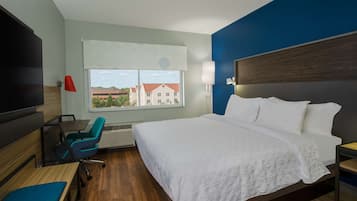 Skrivebord, skrivebord for bærbar PC og blendingsgardiner