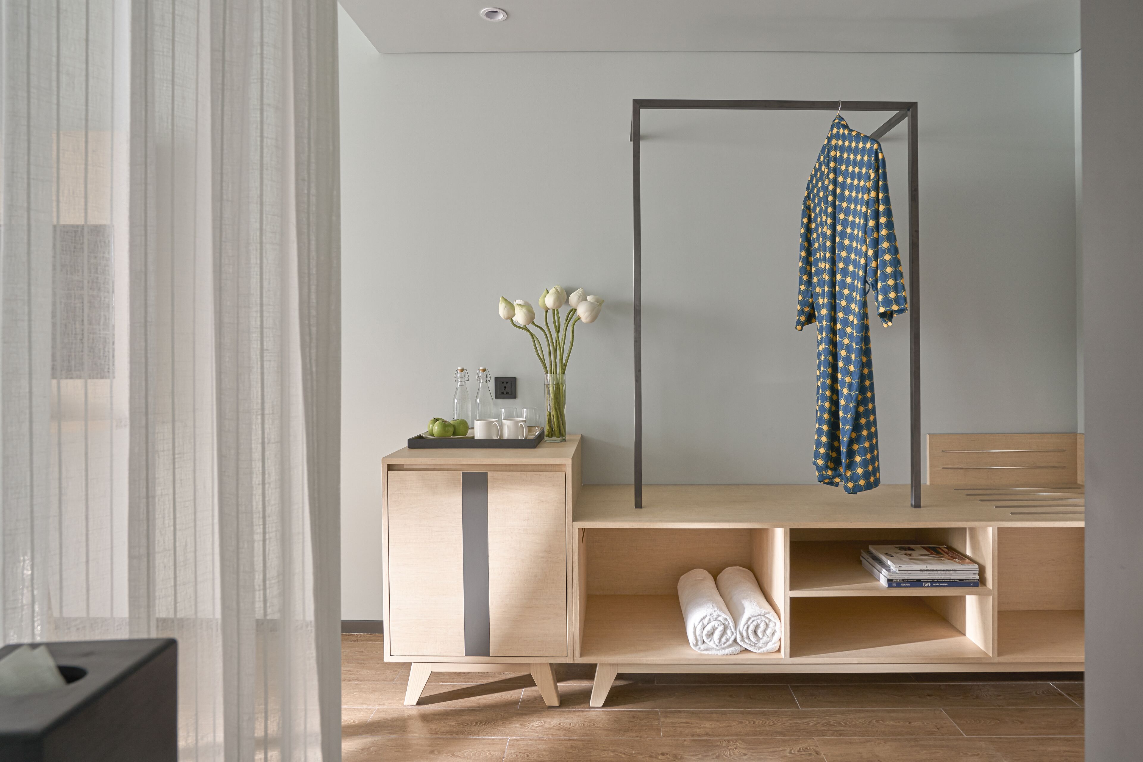 premium bedding, memory-foam beds, minibar, in-room safe