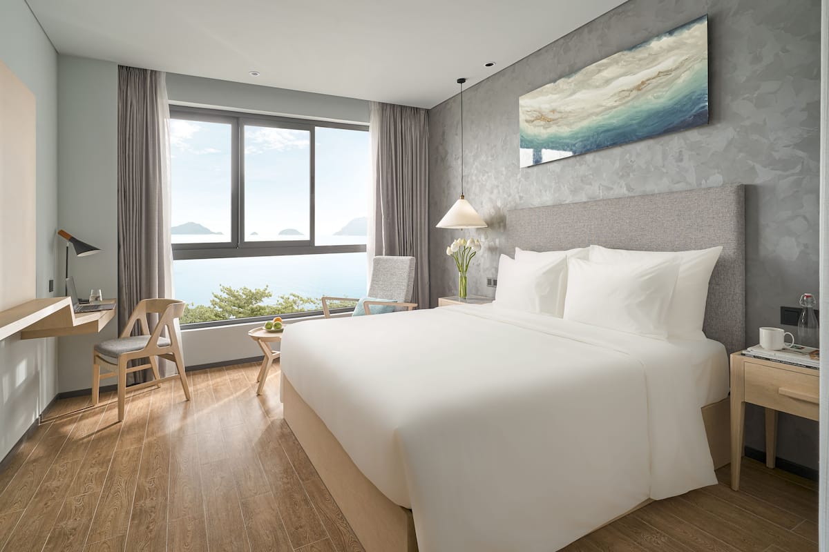 Premium bedding, memory foam beds, minibar, in-room safe