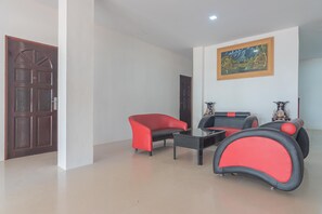 Sitteområde i lobbyen