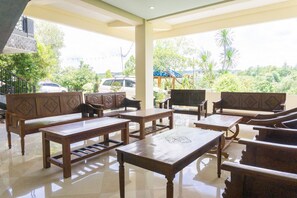 Sala de estar en el lobby