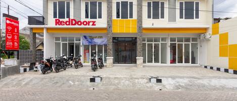 Overnatningsstedets facade