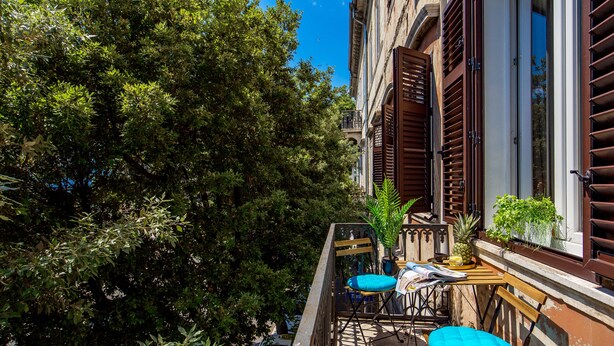 Superior Apartment, Balcony (Captain Arthur) | Terrace/patio - Apartments Carpathia (Rijeka)