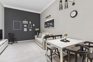 Deluxe Apartment, 1 Bedroom (Mara) | Living area | Flat-screen TV - Apartments Carpathia (Rijeka)