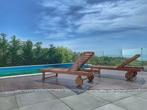 Apartment, 3 Bedrooms, Pool View | View from room - Villa Flora Apartment (Kastav)