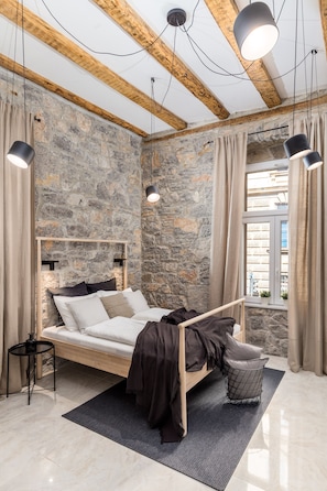 Studio | Free WiFi, bed sheets - Lapis Apartments (Rijeka)