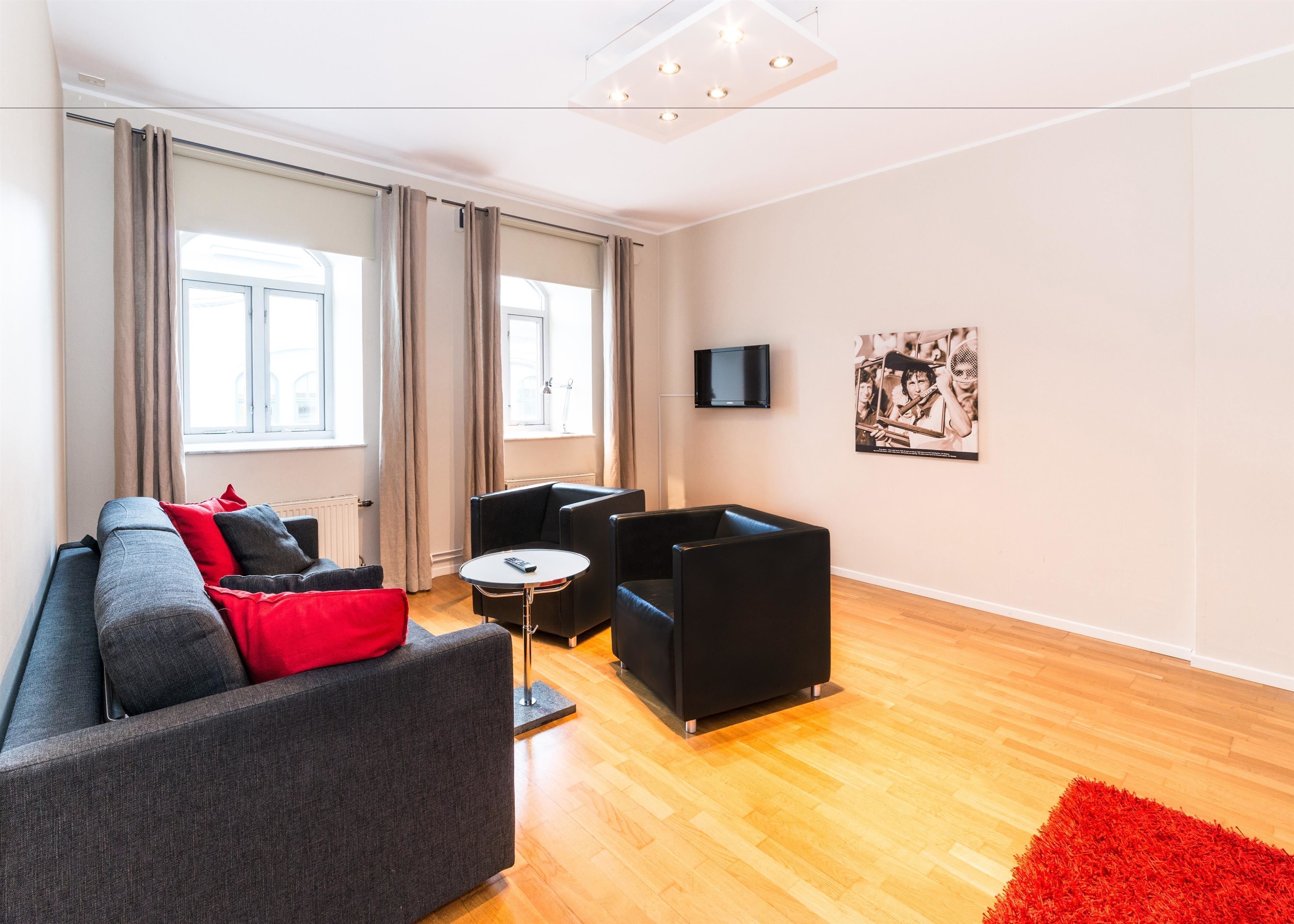 公寓, 1 間臥室 | 客廳 | 等離子電視