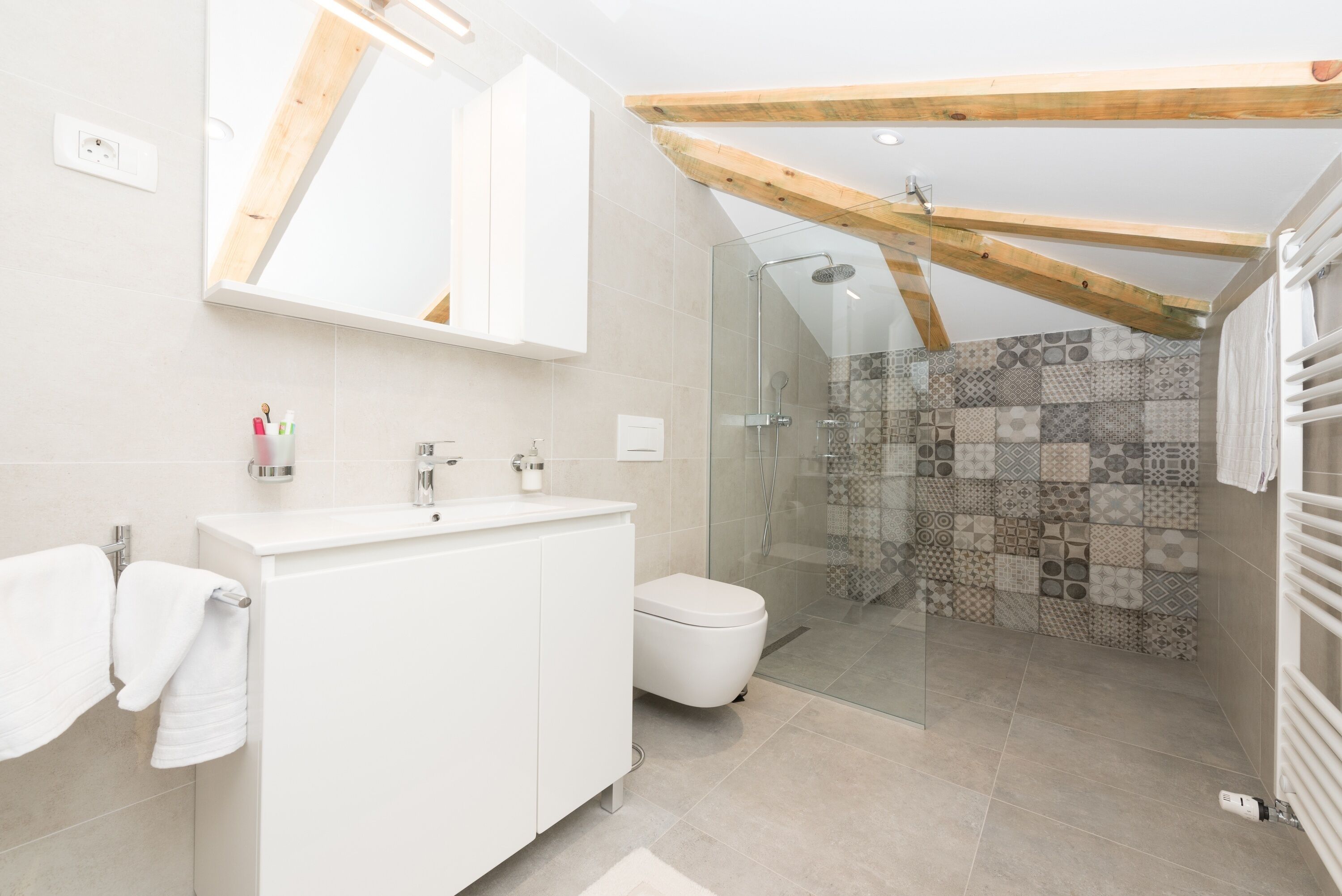 Villa, Private Pool | Bathroom | Hair dryer, bidet, towels