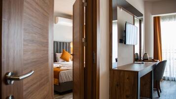Superior Family Room | Free minibar items, in-room safe, blackout drapes, soundproofing