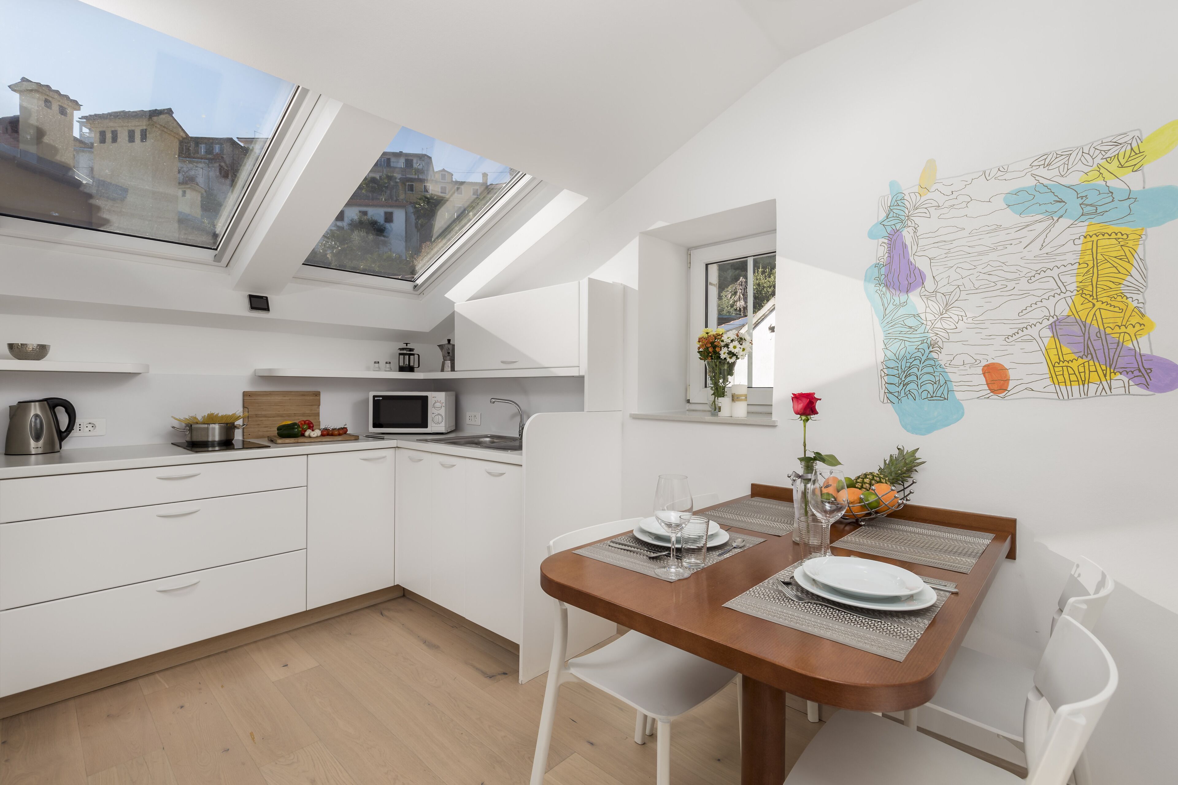 Living area - Beautiful Apartment House On The Seaside (Opatija)