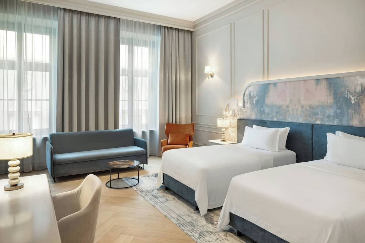 Junior Suite, 2 Twin Beds | 1 bedroom, hypo-allergenic bedding, down comforters, minibar