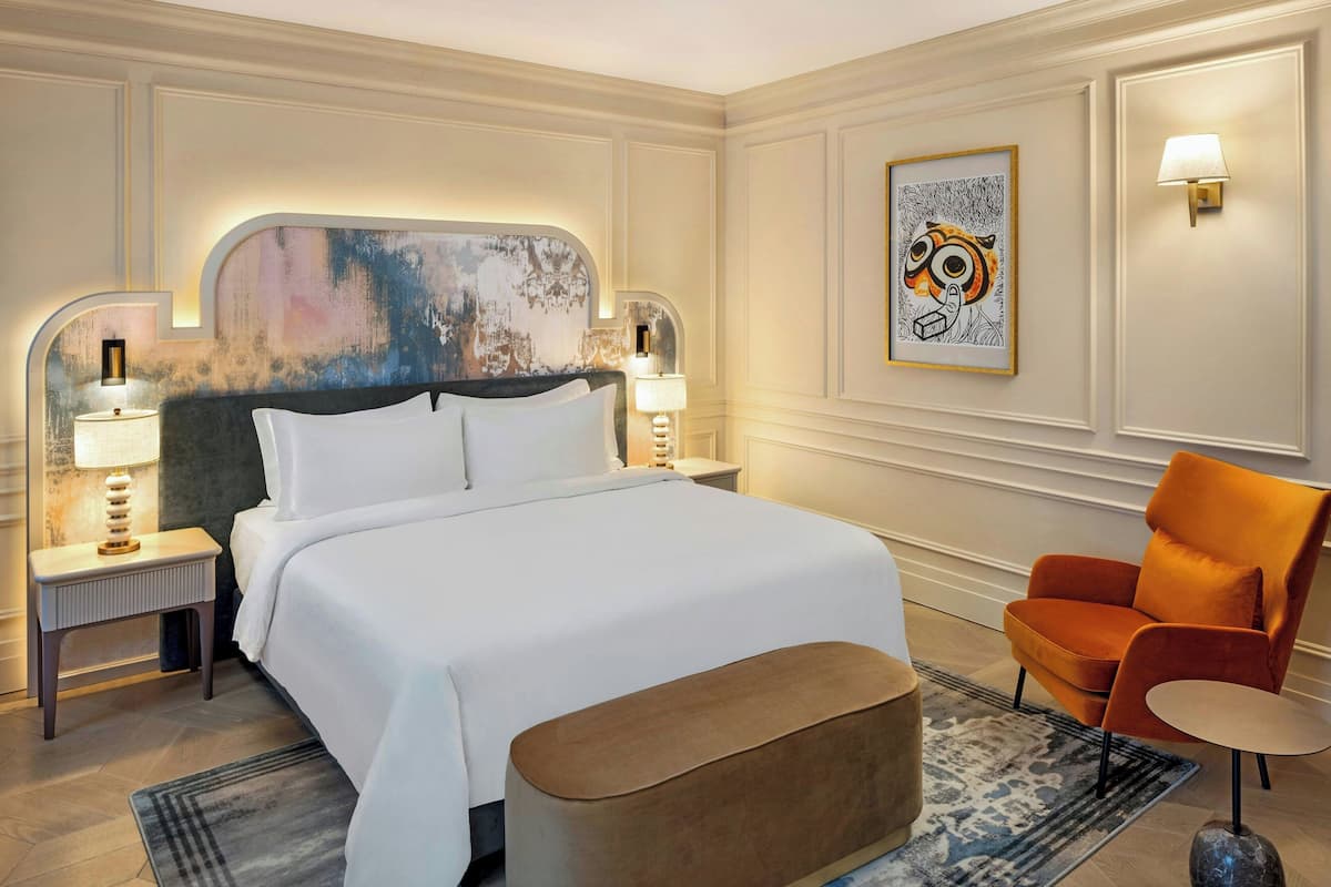 Suite, 1 King Bed | 1 bedroom, hypo-allergenic bedding, down comforters, minibar