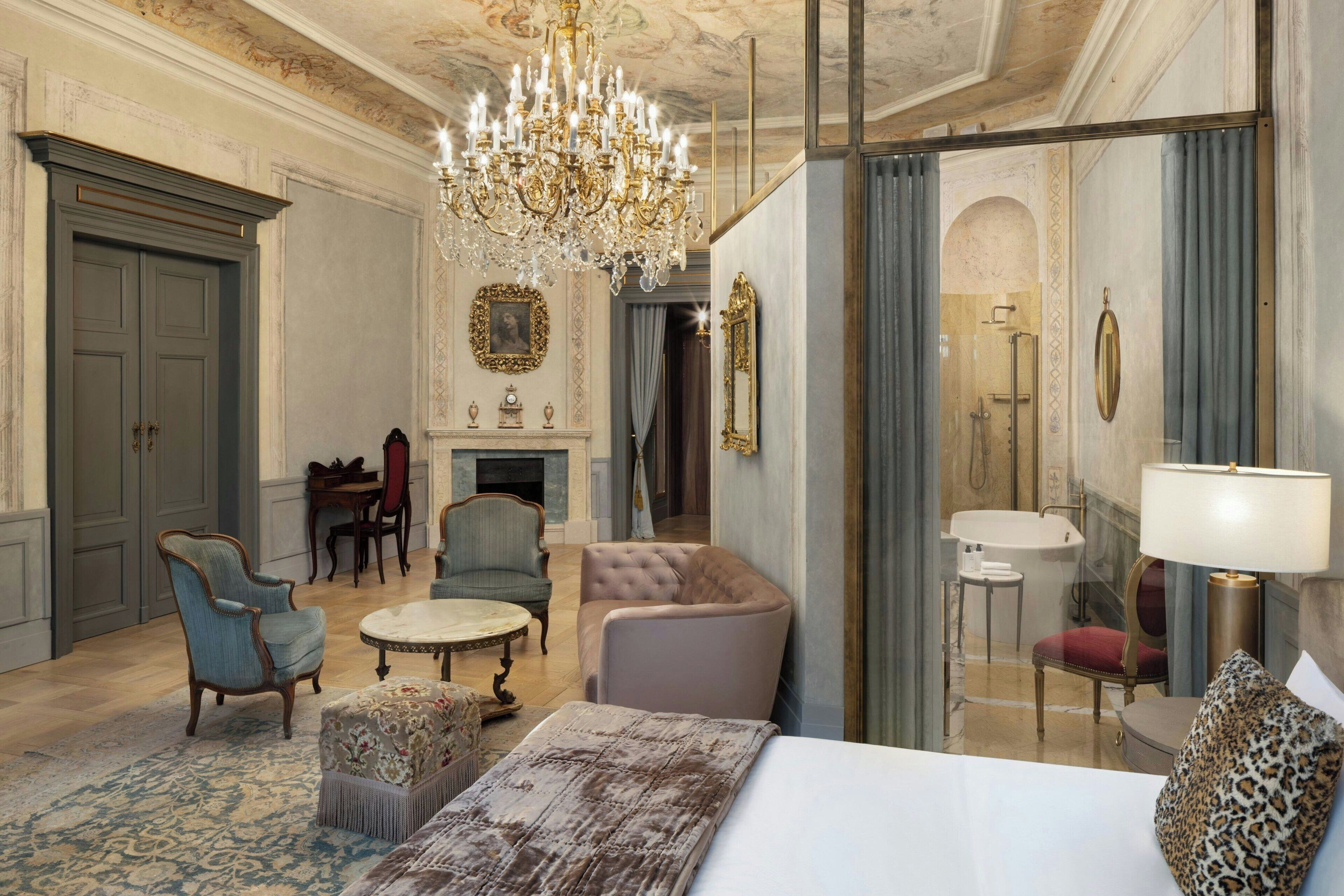 1 bedroom, hypo-allergenic bedding, down duvets, minibar