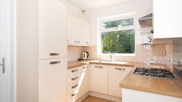 Fridge, oven, toaster, highchair