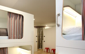 Single bed in 20 beds shared dormitory, shared bathroom