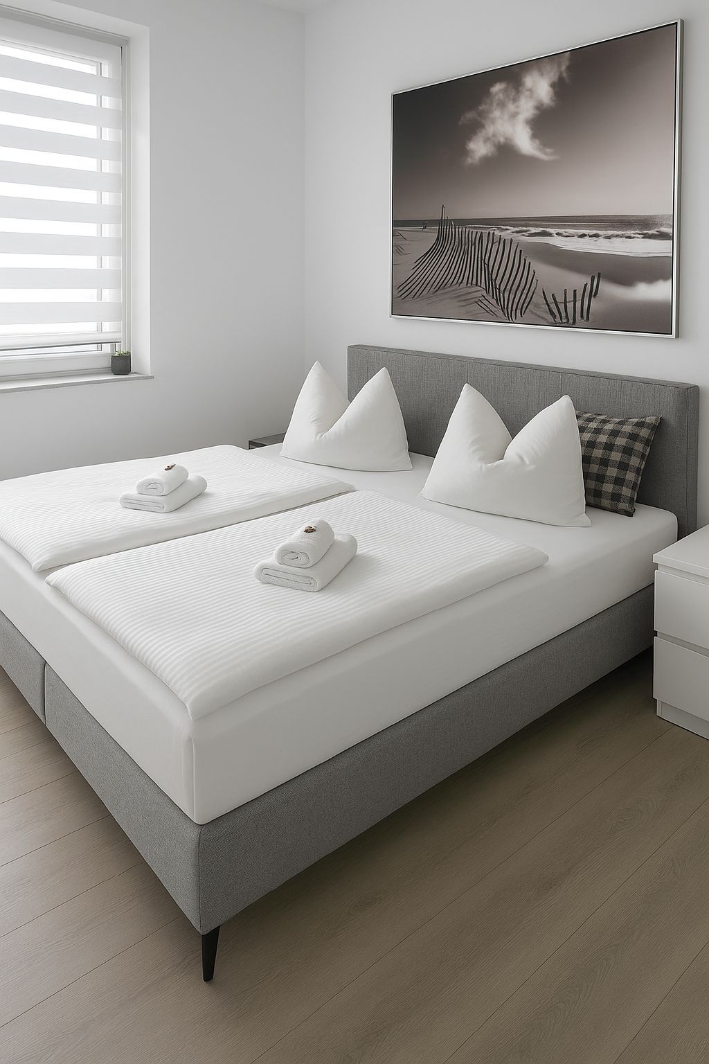 1 Schlafzimmer, Reisekinderbett, kostenloses WLAN, Bettwäsche
