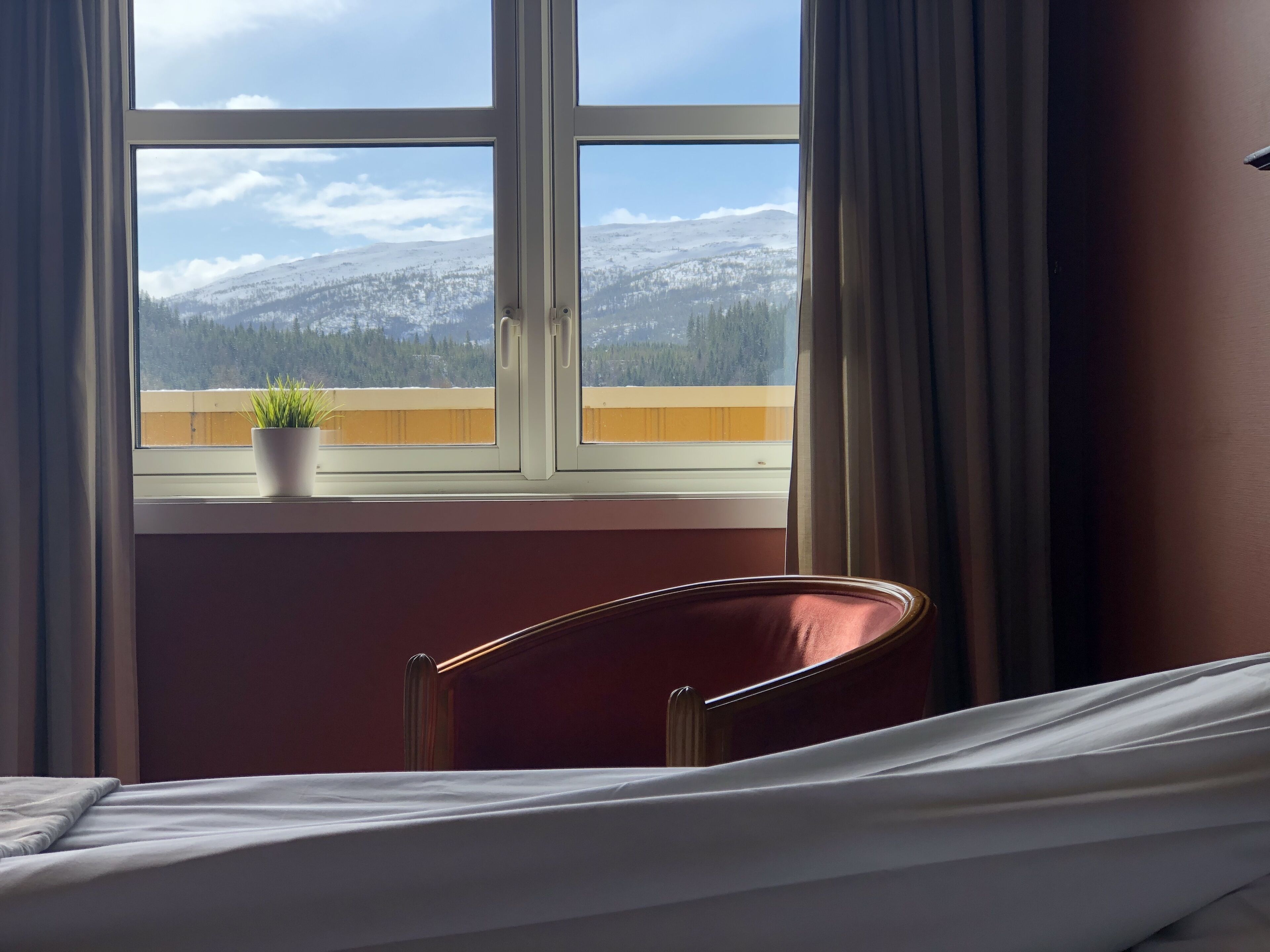 Panoramic-Doppel- oder -Zweibettzimmer | Blick auf die Berge