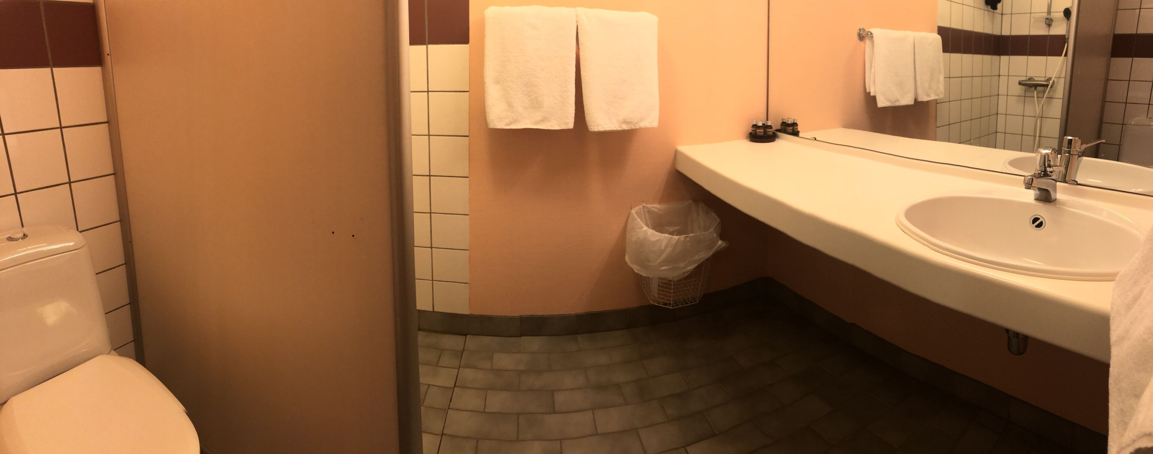 Salle de bain | Douche, serviettes fournies, savon, shampooing