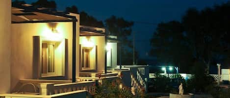 Front of property - evening/night