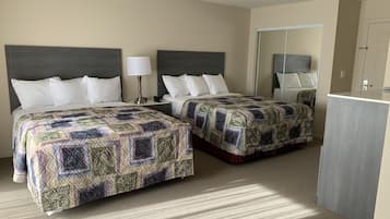 1 bedroom, blackout drapes, iron/ironing board, free WiFi