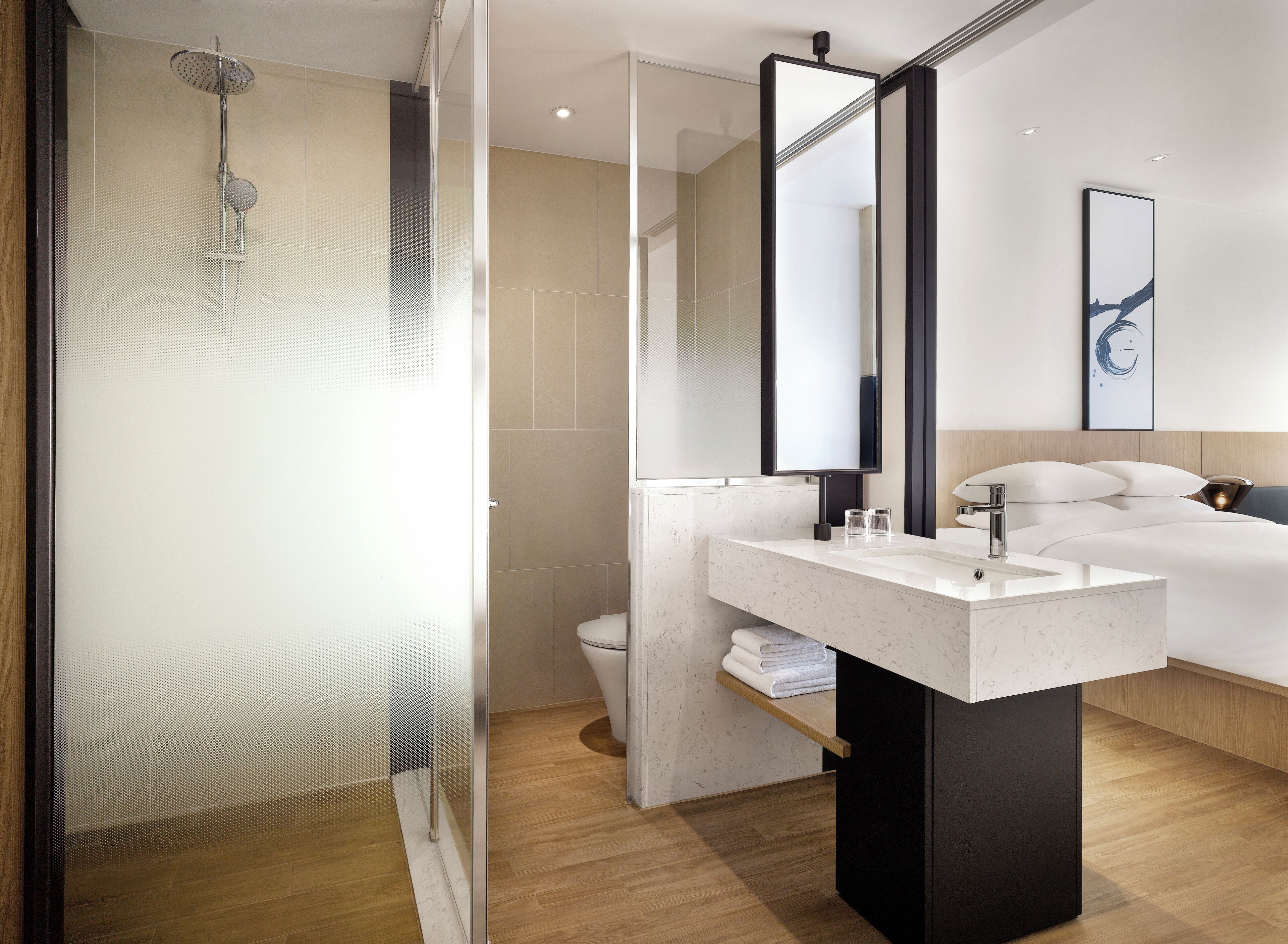 free toiletries, hair dryer, bathrobes, slippers