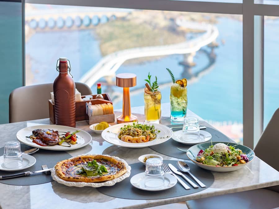 Breakfast, lunch served; local and international cuisine, beach views