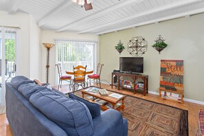 Televisión y reproductor de DVD 