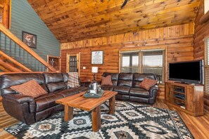 TV, fireplace, DVD player