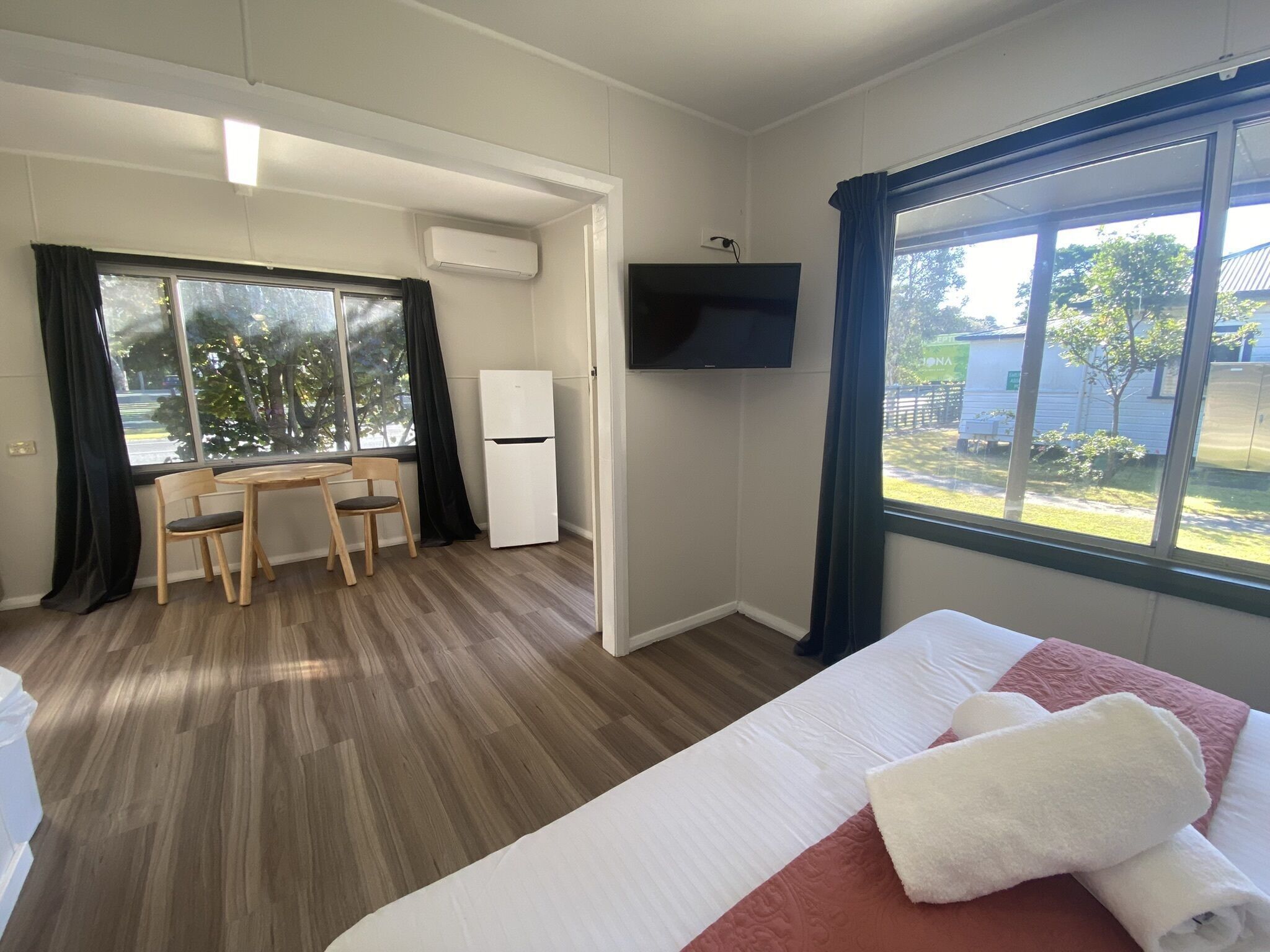 Blackout drapes, soundproofing, iron/ironing board, free WiFi