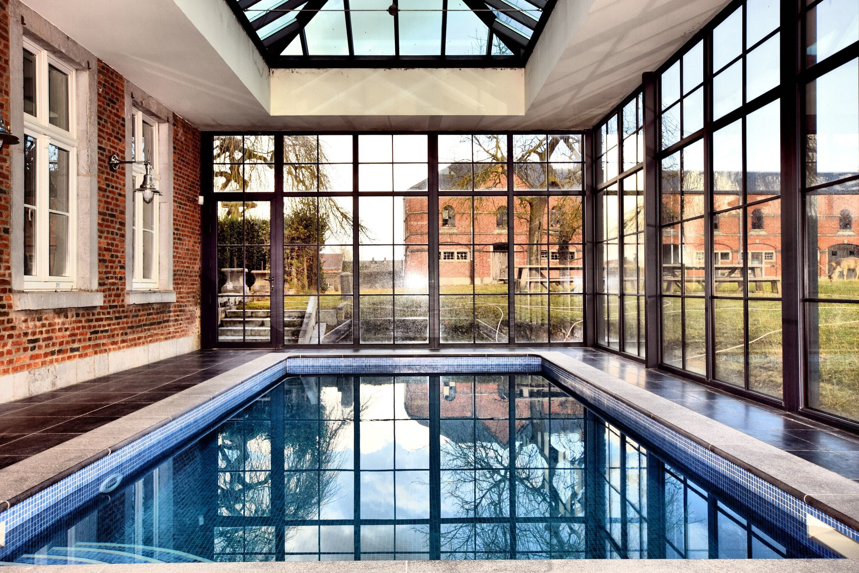 Indoor pool, outdoor pool