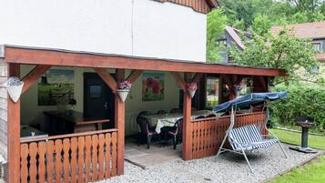 Ferienhaus | Balkon