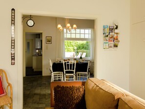 Ferienhaus | Wohnzimmer | Kamin