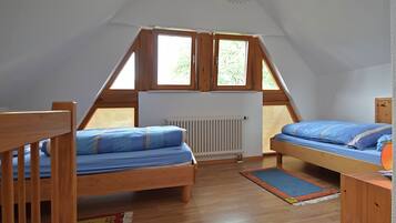 3 chambres, draps fournis