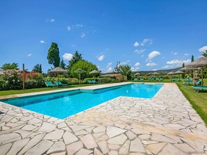 House | Pool | Outdoor pool - Farmhouse in Montescudaio with Shared Pool near Sea & Park (Montescudaio)