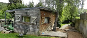 The Charm of a Wooden Chalet With a Magnificent View, not far From Spa